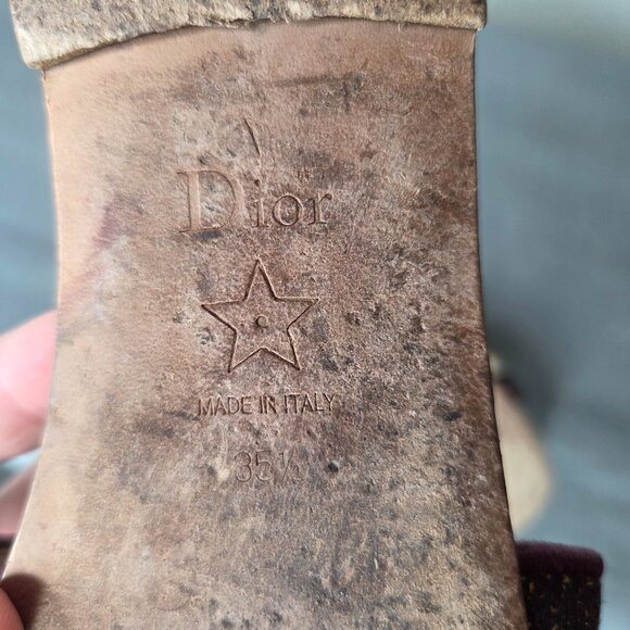 Women's - Dior Dway Slide Sandals EU 35.5 Floral Tapestry w/ Official COA - Picture 9 of 12